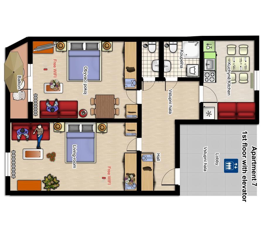 Holiday Apartments Karlovy Vary Luaran gambar